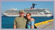 Happy smiles at Barcelona Port